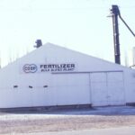 Grain elevator, convenience store, gas station, quality goods and expert services at Hull Coop in Hull, IA.