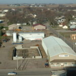 Grain elevator, convenience store, gas station, quality goods and expert services at Hull Coop in Hull, IA.