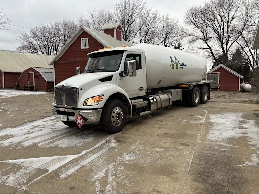 Grain elevator, convenience store, gas station, quality goods and expert services at Hull Coop in Hull, IA.